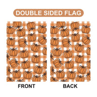 Anti-Trump Autumn Pumpkin Protest Garden Flag, Thanksgiving Resist Fascism Yard Flag, Subtle Political Decor, Harvest Fall Outdoor Flag