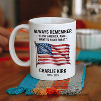 A True Patriot Charlie Kirk Ceramic Mug, Justice for Charlie Coffee Cup, Charlie Kirk Freedom Mug, Charlie Kirk Is My Hero Gift Idea