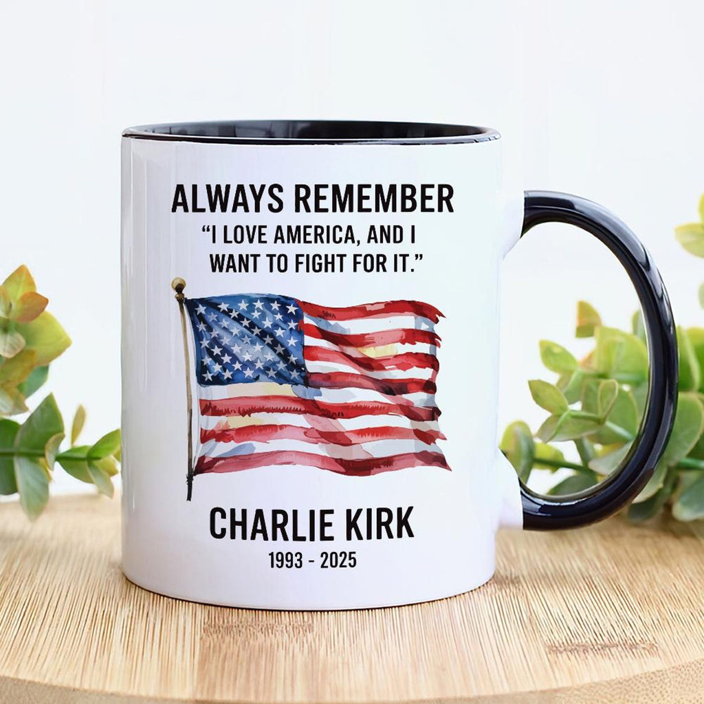 A True Patriot Charlie Kirk Ceramic Mug, Justice for Charlie Coffee Cup, Charlie Kirk Freedom Mug, Charlie Kirk Is My Hero Gift Idea