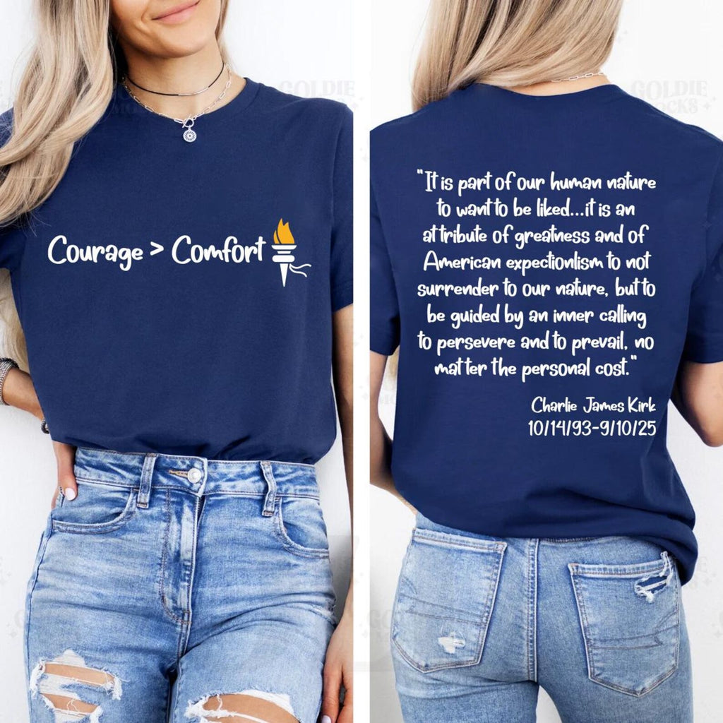 Charlie Kirk Freedom Sweatshirt, A True Patriot Charlie Kirk Shirt, Charlie Kirk Is My Hero Sweatshirt, Front Back