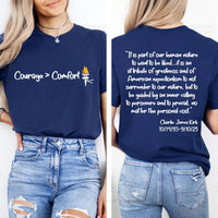Charlie Kirk Freedom Sweatshirt, A True Patriot Charlie Kirk Shirt, Charlie Kirk Is My Hero Sweatshirt, Front Back
