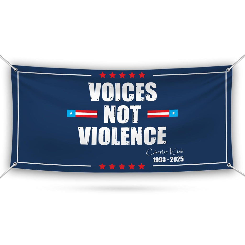 Charlie Kirk Is My Hero Banner Sign, Justice For Charlie Kirk Political Sign, A True Patriot Charlie Kirk Vinyl Banner with Metal Grommets