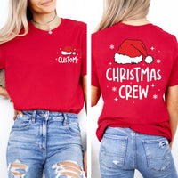Custom Christmas Crew Sweatshirt, Personalized Christmas Party Shirt, Family Matching Sweatshirt, Front Back