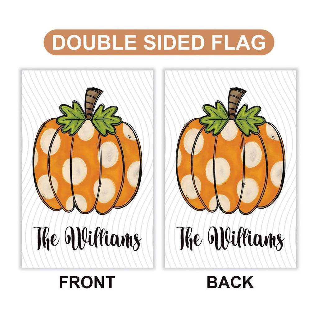Pumpkin Garden Flag, Fall Outdoor Yard Decoration, Thanksgiving Welcome Sign, Autumn Patio Accent, Weather-Resistant Harvest Garden Decor