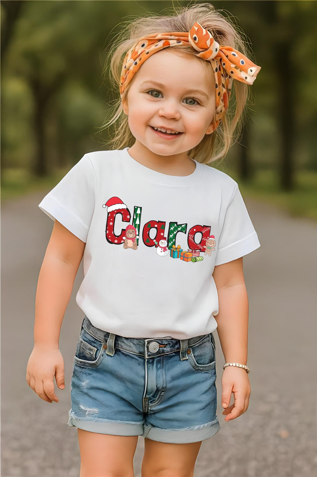Custom Christmas Kids Shirt, Personalized Christmas Name Shirt, Toddler Christmas Tee