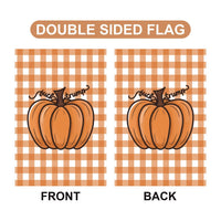 Anti-Trump Autumn Pumpkin Protest Garden Flag, Thanksgiving Resist Fascism Yard Flag, Subtle Political Decor, Harvest Fall Outdoor Flag