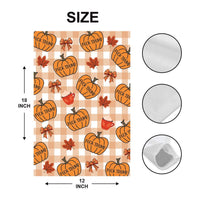 Anti-Trump Autumn Pumpkin Protest Garden Flag, Thanksgiving Resist Fascism Yard Flag, Subtle Political Decor, Harvest Fall Outdoor Flag