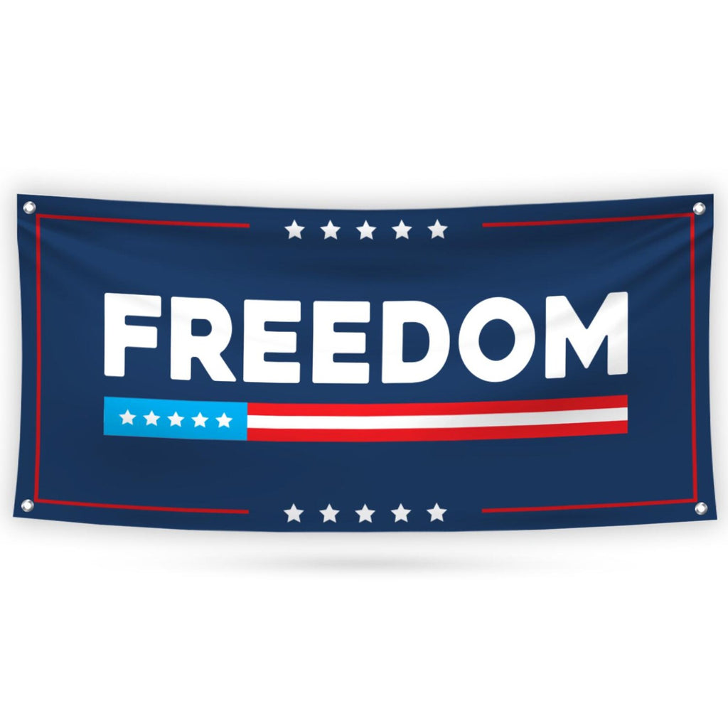 Charlie Kirk Banner Sign, Justice For Charlie Kirk Political Sign, A True Patriot Charlie Kirk Vinyl Banner with Metal Grommets