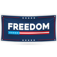 Charlie Kirk Banner Sign, Justice For Charlie Kirk Political Sign, A True Patriot Charlie Kirk Vinyl Banner with Metal Grommets
