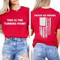 Charlie Kirk Freedom Sweatshirt, A True Patriot Charlie Kirk Shirt, Charlie Kirk Is My Hero Sweatshirt, Front Back