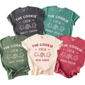 Custom Christmas Cookie Crew Shirt, Matching Family Christmas Shirt, Christmas Baking Tee