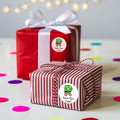 Personalized Christmas Present Labels, Custom Vinyl Sticker Sheets, Xmas Gift Name Tags, Holiday Wrapping Labels, Any Name Stickers