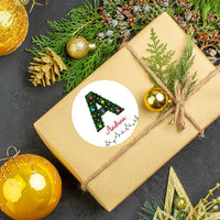 Personalized Christmas Present Labels, Custom Vinyl Sticker Sheets, Xmas Gift Name Tags, Holiday Wrapping Labels, Any Name Stickers