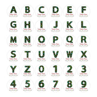 Personalized Christmas Present Labels, Custom Vinyl Sticker Sheets, Xmas Gift Name Tags, Holiday Wrapping Labels, Any Name Stickers