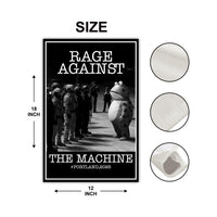 Portland Frog Anti-ICE Protest Garden Flag, Double Sided, No Kings In America, Protect Democracy, Anti-Trump Flag, Resist Fascism Flag