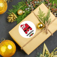 Personalized Christmas Present Labels, Custom Vinyl Sticker Sheets, Xmas Gift Name Tags, Holiday Wrapping Labels, Any Name Stickers