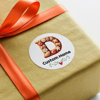 Personalized Christmas Present Labels, Custom Vinyl Sticker Sheets, Xmas Gift Name Tags, Holiday Wrapping Labels, Any Name Stickers
