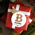 Personalized Christmas Present Labels, Custom Vinyl Sticker Sheets, Xmas Gift Name Tags, Holiday Wrapping Labels, Any Name Stickers