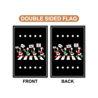 Resistance Silly Goose Christmas Protest Garden Flag, Double Sided, No Kings In America, Protect Democracy, Anti-Trump, Anti Fascist Flag