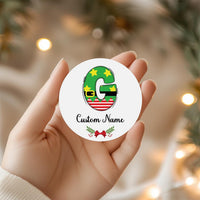 Personalized Christmas Present Labels, Custom Vinyl Sticker Sheets, Xmas Gift Name Tags, Holiday Wrapping Labels, Any Name Stickers