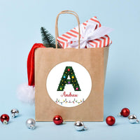 Personalized Christmas Present Labels, Custom Vinyl Sticker Sheets, Xmas Gift Name Tags, Holiday Wrapping Labels, Any Name Stickers