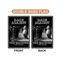 Portland Frog Anti-ICE Protest Garden Flag, Double Sided, No Kings In America, Protect Democracy, Anti-Trump Flag, Resist Fascism Flag