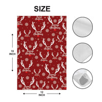 Subtle Anti-Trump Christmas Garden Flag, F*ck Trump, Resist Fascism Yard Flag, Protest MAGA Political Decor, Christmas Lights Outdoor Flag