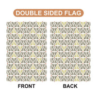 Subtle Anti-Trump Christmas Garden Flag, F*ck Trump, Resist Fascism Yard Flag, Protest MAGA Political Decor, Christmas Tree Outdoor Flag