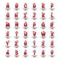 Personalized Christmas Present Labels, Custom Vinyl Sticker Sheets, Xmas Gift Name Tags, Holiday Wrapping Labels, Any Name Stickers