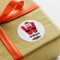 Personalized Christmas Present Labels, Custom Vinyl Sticker Sheets, Xmas Gift Name Tags, Holiday Wrapping Labels, Any Name Stickers