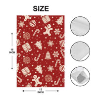 Subtle Anti-Trump Christmas Garden Flag, F*ck Trump, Resist Fascism Yard Flag, Protest MAGA Political Decor, Xmas Candy Canes Outdoor Flag