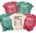Funny Family Christmas Shirts, Group Matching Christmas Nutrition Facts Label Shirt, Custom Family Holiday Party Tee 2025