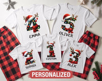 Personalized Christmas Cousin Shirt, Matching Family Xmas Lights Shirt, Custom Name Christmas Tee