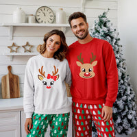 Funny Reindeer Sweatshirt, Christmas Group Shirt, Winter Family Sweatshirt