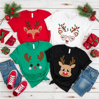 Funny Reindeer Shirt, Christmas Group Shirt, Winter Family Tee