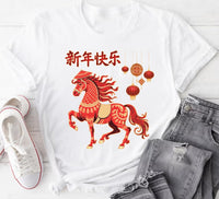 Happy Chinese New Year 2026 Shirt, Year of The Horse 2026 Shirt, New Year Family Tee