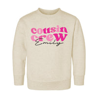 Personalized Groovy Cousin Crew Shirt, Custom Matching Cousins Shirt, Cousin Trip Tee, Cousin Crew Toddler Shirt, Unisex Cousin Shirt