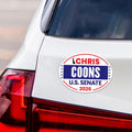 Chris Coons For Delaware Senate 2026 Car Magnet - Vote Chris Coons Vehicle Magnet, Delaware Senate Elections 2026 Magnet - 6