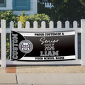 Graduation 2026 Personalized Banner With Mascot, Class of 2026 Vinyl Graduation Sign, Heavy Duty Waterproof Grad Announcement With Grommets