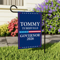 Tommy Tuberville For Alabama Governor 2026 Garden Flag, Double Sided, 2026 Governor Flag, Elections Flag, Race Red White & Blue Flag