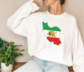 Persian Flag Sweatshirt, Shiro Khorshid Lion and Sun Shirt, Free Iran Zan Zendegi Azadi Sweatshirt