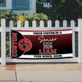 Graduation 2026 Personalized Banner With Mascot, Class of 2026 Vinyl Graduation Sign, Heavy Duty Waterproof Grad Announcement With Grommets