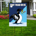 Abolish ICE Yard Sign, Keep the Immigrants, Deport the Racists Lawn Sign, Anti-Trump, Resist Fascism Yard Sign with Metal H-Stake