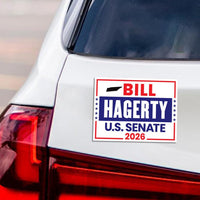 Bill Hagerty For Tennessee Senate 2026 Car Magnet - Vote Bill Hagerty Vehicle Magnet, Tennessee Senate Elections 2026 Magnet - 6" x 4.5"