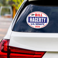 Bill Hagerty For Tennessee Senate 2026 Vinyl Sticker, Vote Bill Hagerty Decal, Tennessee Senate Elections 2026 Bumper Sticker, 6" x 4.5"
