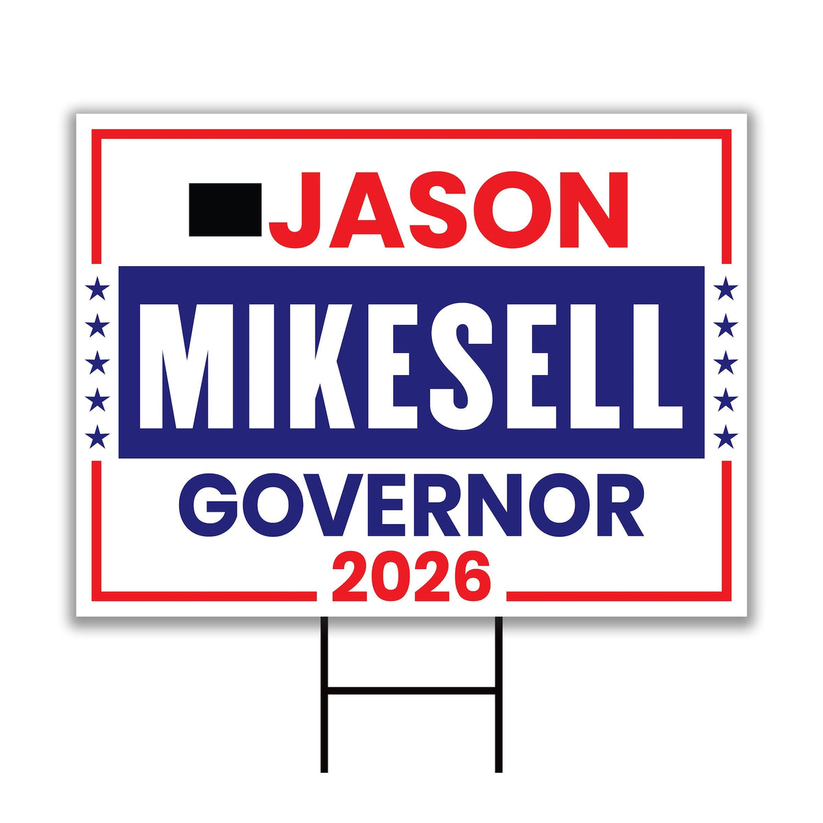 Jason Mikesell For Colorado Governor 2026 Yard Sign, Corrugated Plastic ...