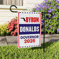 Byron Donalds For Florida Governor 2026 Garden Flag, Double Sided, 2026 Governor Flag, Republic, Elections Flag, Race Red White & Blue Flag