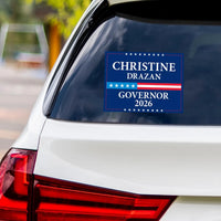 Christine Drazan For Oregon Governor 2026 Vinyl Sticker, Vote Christine Drazan, Oregon Governor Elections 2026 Bumper Sticker 6" x 4.5"