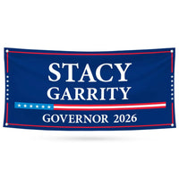 Stacy Garrity For Pennsylvania U.S. Governor Banner Sign, 13 oz Waterproof US Governor Election 2026 Vinyl Banner With Metal Grommets