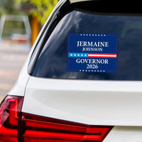 Jermaine Johnson For South Carolina Governor 2026 Vinyl Sticker, Vote Jermaine Johnson, Governor Elections 2026 Bumper Sticker 6"x 4.5"